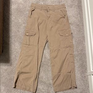 American Eagle khaki wide leg sz 6
